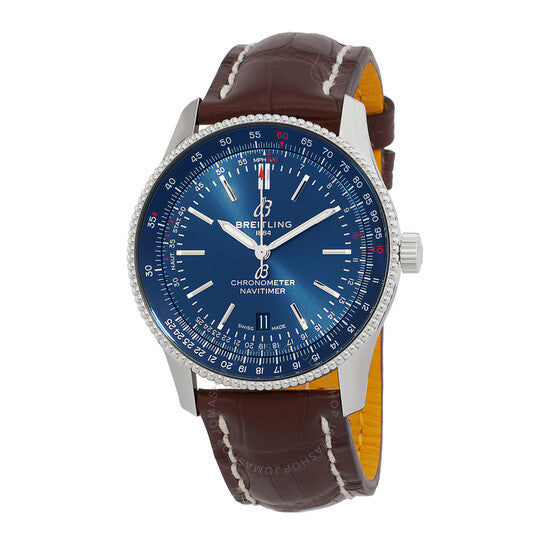 ساعة بريتلينج نافيتايمر أوتوماتيكية كرونومتر بمينا زرقاء للرجال