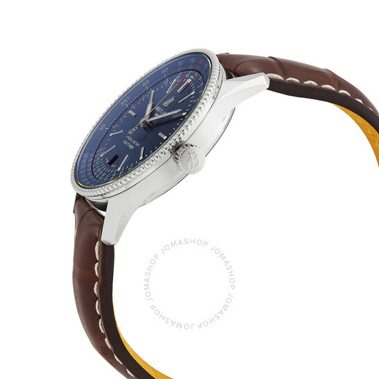 بريتلينغ، ساعة نافيتايمر أوتوماتيكية كرونومتر بمينا زرقاء للرجال