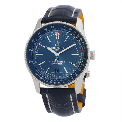 بريتلينغ، ساعة نافيتايمر أوتوماتيكية كرونومتر بمينا زرقاء للرجال