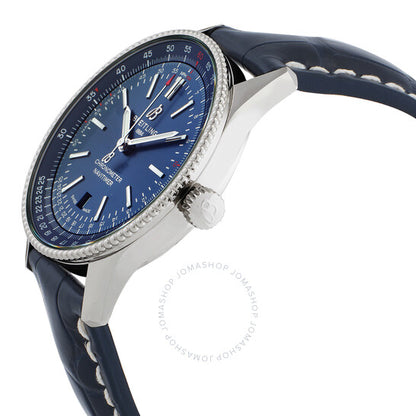 بريتلينغ، ساعة نافيتايمر أوتوماتيكية كرونومتر بمينا زرقاء للرجال