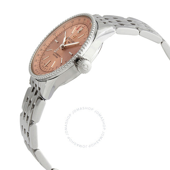 ساعة بريتلينج نافيتايمر أوتوماتيكية كرونومتر بمينا نحاسي للسيدات