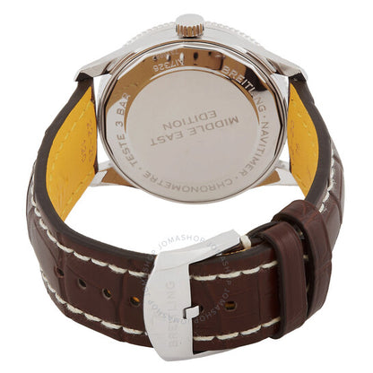 ساعة بريتلينج نافيتايمر أوتوماتيكية كرونومتر بمينا أحمر للرجال