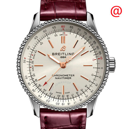 Breitling, Navitimer Automatic Chronometer Silver Dial Ladies Watch