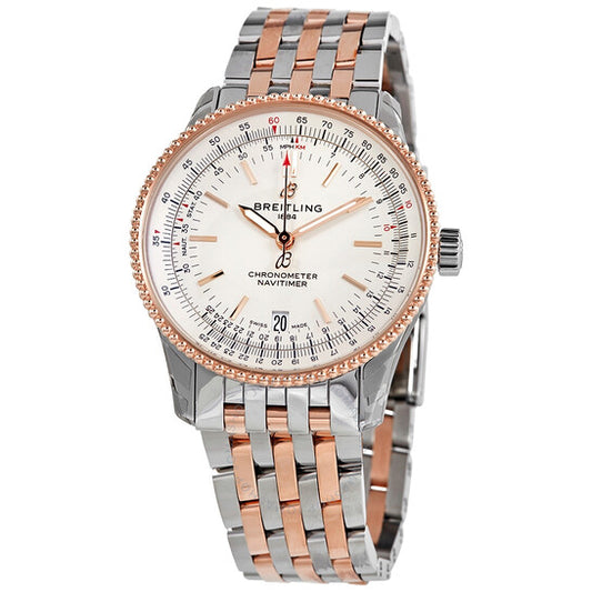 Breitling, Navitimer Automatic Chronometer Silver Dial 38 mm Men's Watch