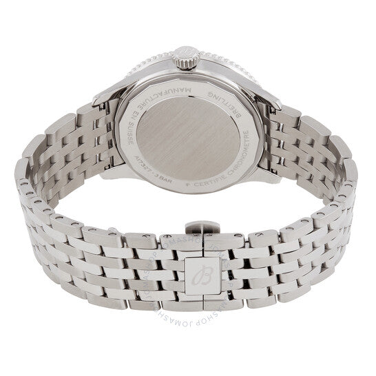 ساعة بريتلينج نافيتايمر أوتوماتيكية للسيدات بمينا أخضر