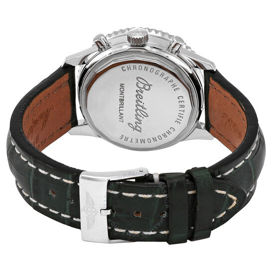 ساعة بريتلينغ نافيتايمر كرونوغراف أوتوماتيكية للرجال بمينا أزرق