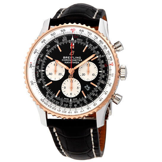 Breitling, Navitimer Chronograph Automatic Chronometer Black Dial Men's Watch