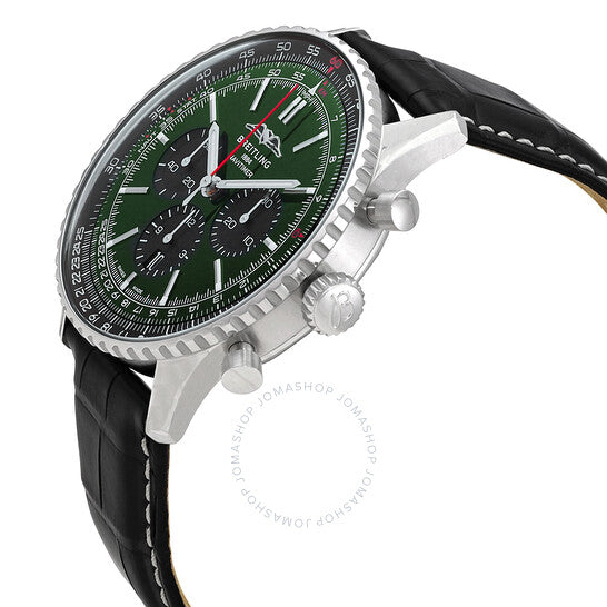 Breitling, Navitimer Chronograph Automatic Chronometer Green Dial Men's Watch