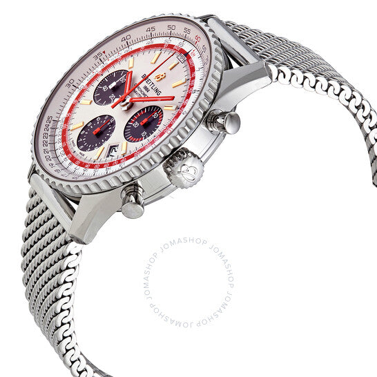 Breitling, Navitimer Chronograph Automatic Chronometer Silver Dial Men's Watch