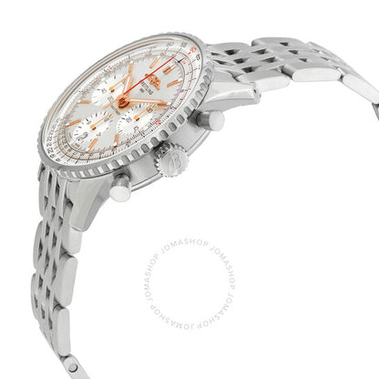 Breitling, Navitimer Chronograph Automatic Chronometer Silver Dial Men's Watch