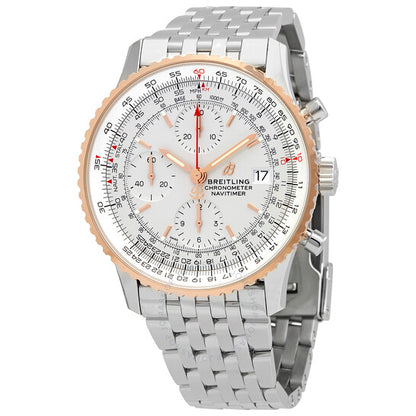 Breitling, Navitimer Chronograph Automatic Chronometer Silver Dial Men's Watch