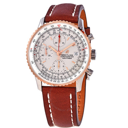 Breitling, Navitimer Chronograph Automatic Chronometer Silver Dial Men's Watch