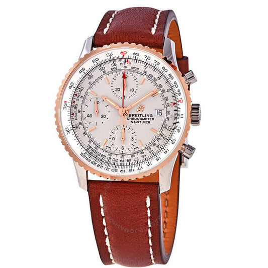 Breitling, Navitimer Chronograph Automatic Chronometer Silver Dial Men's Watch