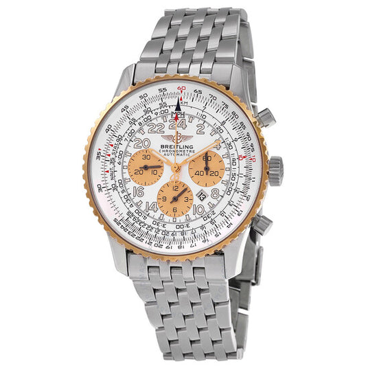 Breitling, Navitimer Cosmonaute Chronograph Automatic White Dial Men's Watch D2232212/B567