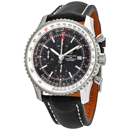 Breitling, Navitimer GMT Chronograph Automatic 46 mm Leather Men's Watch