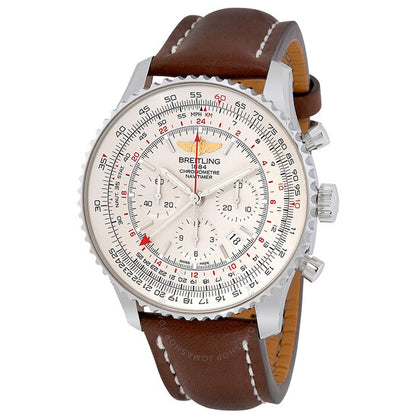 Breitling, Navitimer GMT Chronograph Brown Leather Men's Watch AB044121-G783BRLT