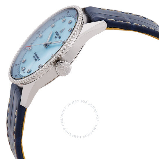 ساعة بريتلينج نافيتايمر كوارتز كرونومتر دايموند للسيدات