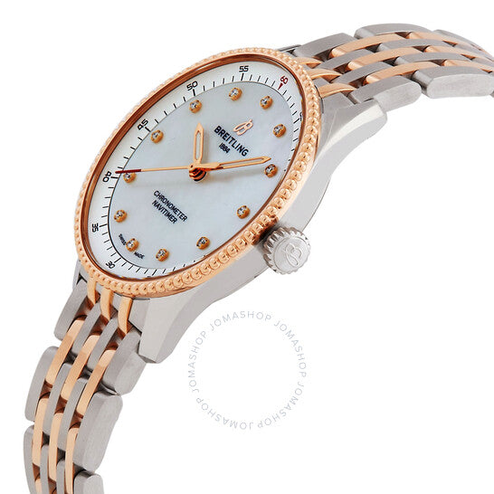 ساعة بريتلينغ نافيتايمر كوارتز دايموند للسيدات