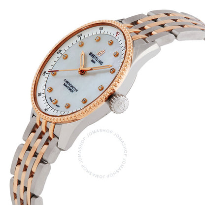 ساعة بريتلينغ نافيتايمر كوارتز دايموند للسيدات