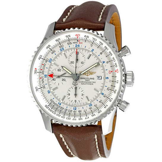 Breitling, Navitimer World White Dial Men's Watch A2432212-G571BRLD