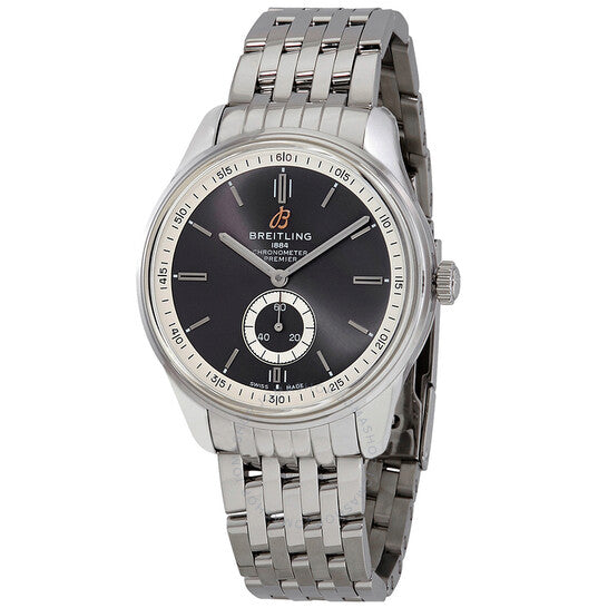 ساعة بريتلينج بريمير أوتوماتيك كرونومتر للرجال بمينا أنثراسيت