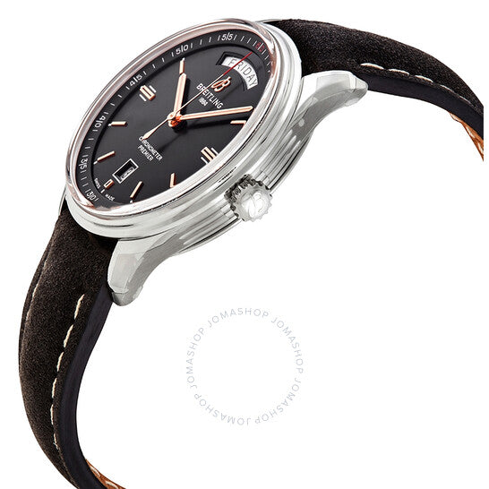 ساعة بريتلينج بريمير أوتوماتيك كرونومتر للرجال بمينا أسود