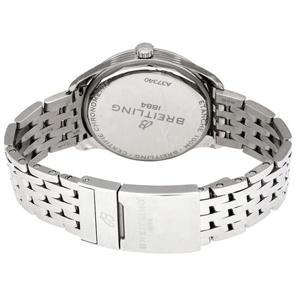 ساعة بريتلينج بريمير أوتوماتيك كرونومتر للرجال بمينا فضي