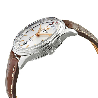 ساعة بريتلينج بريمير أوتوماتيك كرونومتر للرجال بمينا فضي