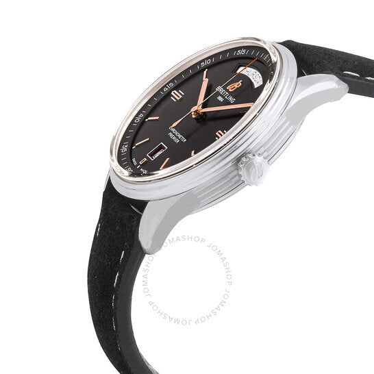 ساعة بريتلينج بريميير أوتوماتيك للرجال بمينا أنثراسيت