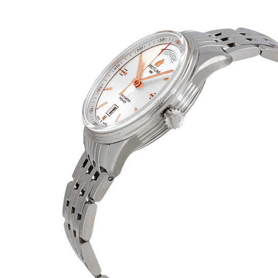 ساعة بريتلينج بريميير أوتوماتيك للرجال بمينا فضي