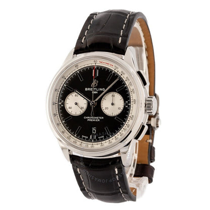 Breitling, Premier B01 Chronograph Automatic Black Dial Men's Watch