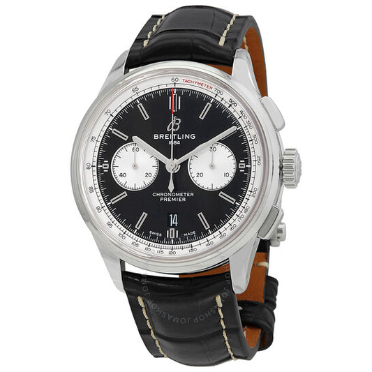 Breitling, Premier B01 Chronograph Automatic Chronometer Black Dial Men's Watch