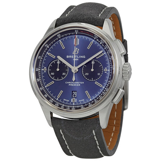 Breitling, Premier B01 Chronograph Automatic Chronometer Blue Dial Men's Watch