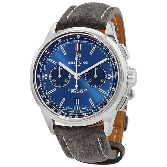 Breitling, Premier B01 Chronograph Automatic Chronometer Blue Dial Men's Watch