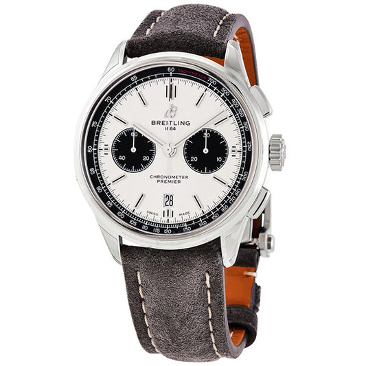 Breitling, Premier B01 Chronograph Automatic Chronometer Silver Dial Men's Watch