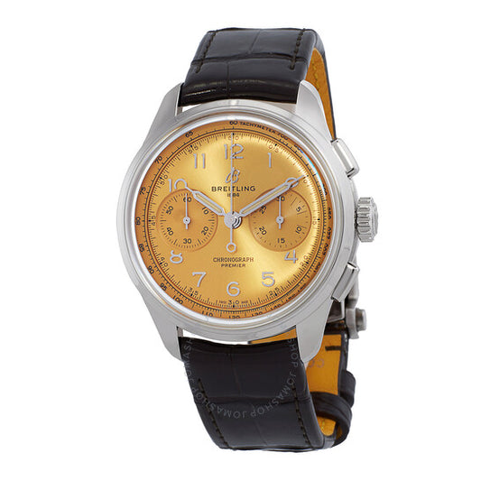 Breitling, Premier B09 Chronograph Champagne Dial Hand Wind Men's Watch