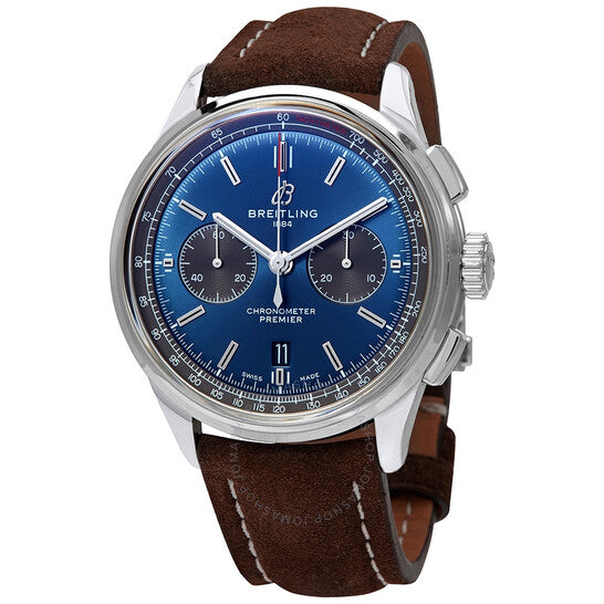 Breitling, Premier Chronograph Automatic Blue Dial Men's Watch