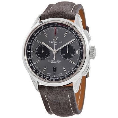 Breitling, Premier Chronograph Automatic Chronometer Anthracite Dial Men's Watch