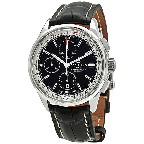 Breitling, Premier Chronograph Automatic Chronometer Black Dial Men's Watch