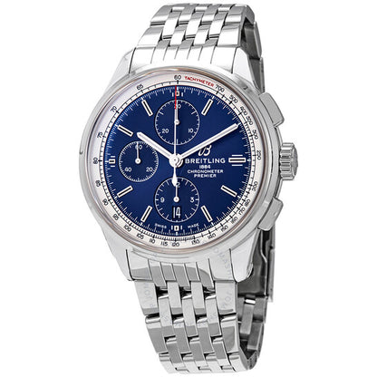 Breitling, Premier Chronograph Automatic Chronometer Blue Dial Men's Watch