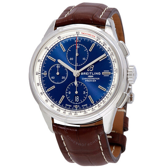 Breitling, Premier Chronograph Automatic Chronometer Blue Dial Men's Watch