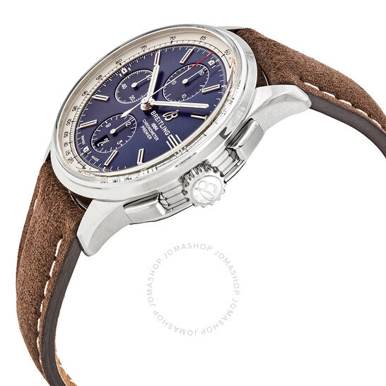 Breitling, Premier Chronograph Automatic Chronometer Blue Dial Men's Watch