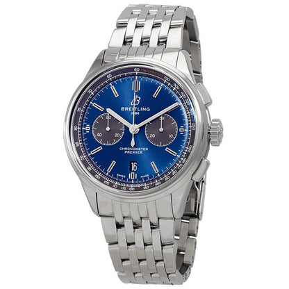 Breitling, Premier Chronograph Automatic Chronometer Blue Dial Men's Watch