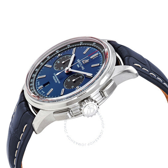 Breitling, Premier Chronograph Automatic Chronometer Blue Dial Men's Watch