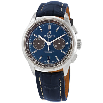 Breitling, Premier Chronograph Automatic Chronometer Blue Dial Men's Watch
