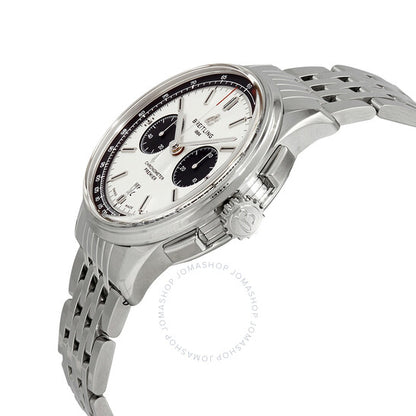 Breitling, Premier Chronograph Automatic Chronometer Silver Dial Men's Watch