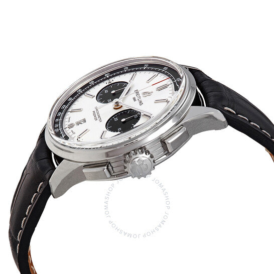 Breitling, Premier Chronograph Automatic Chronometer Silver Dial Men's Watch