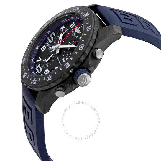 Breitling, Professional Chronograph Quartz Chronometer Black Dial Men's Watch