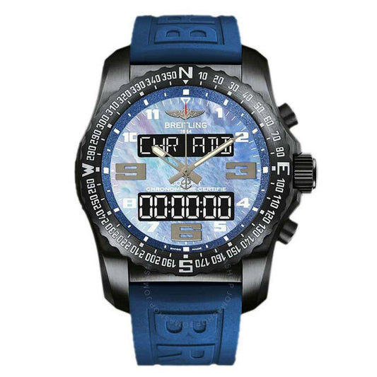 Breitling, Professional Perpetual Alarm Chronograph Quartz Analog-Digital Chronometer Men's Watch