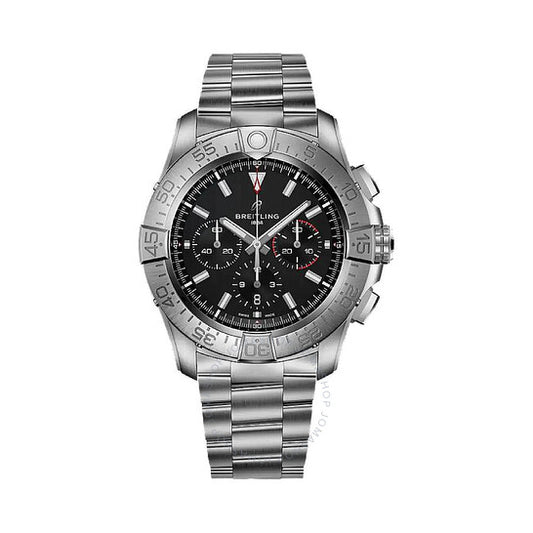 Breitling, Super Avenger 46 Chronograph Automatic Black Dial Men's Watch